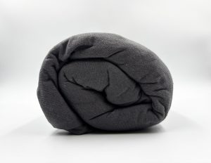 200×220 Palags ar gumiju Jersey - 100% kokvilna (Grafīta pelēks)