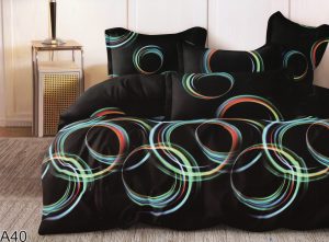 200×230 cm Palags bez gumijas Milano Zone - 100% kokvilna satīns