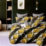 160×200 Gultas veļas komplekts Luna Home ar palagu, 100% kokvilna satīns