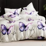 140×200 Gultas veļas komplekts Milano Zone ar palagu – 100% kokvilna satīns
