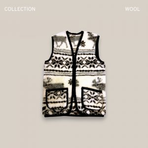 Aitas vilnas veste Merino wool ar kamieļiem