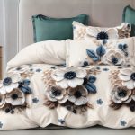 160×200 Gultas veļas komplekts Milano Zone ar palagu - 100% kokvilna satīns