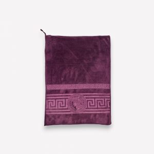 Roku dvielis Versace 35×50 cm (Tumši violets)
