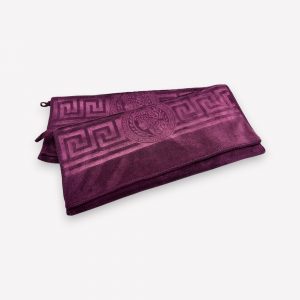 Roku dvielis Versace 35×50 cm (Tumši violets) - Image 2