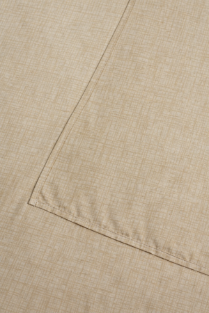 Palags bez gumijas Milano 220×230 cm - 100% kokvilna satīns (bēšs) - Image 2