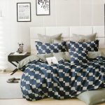 160×200 Gultas veļas komplekts Luna Home ar palagu, 100% kokvilna satīns