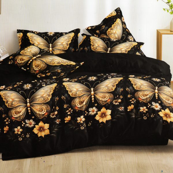 140×200 Gultas veļas komplekts Milano Zone ar palagu – 100% kokvilna satīns