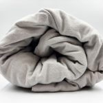 200×220 Palags ar gumiju Jersey - 100% kokvilna (gaiši pelēks)