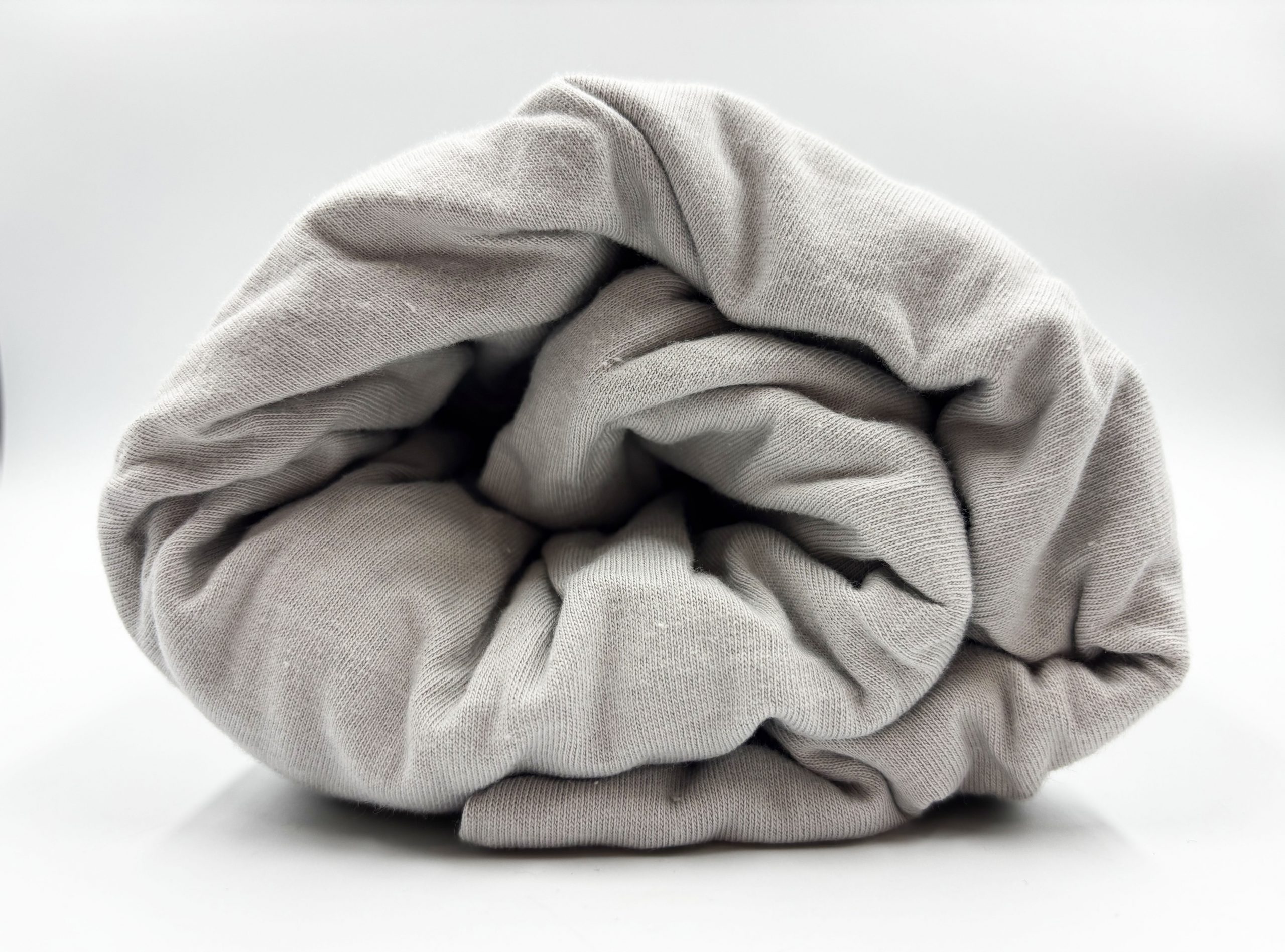 62 -1 200×220 Palags ar gumiju Jersey - 100% kokvilna (gaiši pelēks) - Image 1