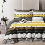 160×200 Gultas veļas komplekts Luna Home ar palagu, 100% kokvilna satīns