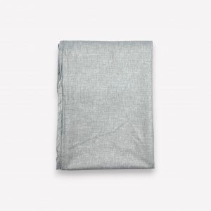 Palags bez gumijas 180×230 cm - 100% kokvilna satīns (Gaiši pelēks ar līnijām)