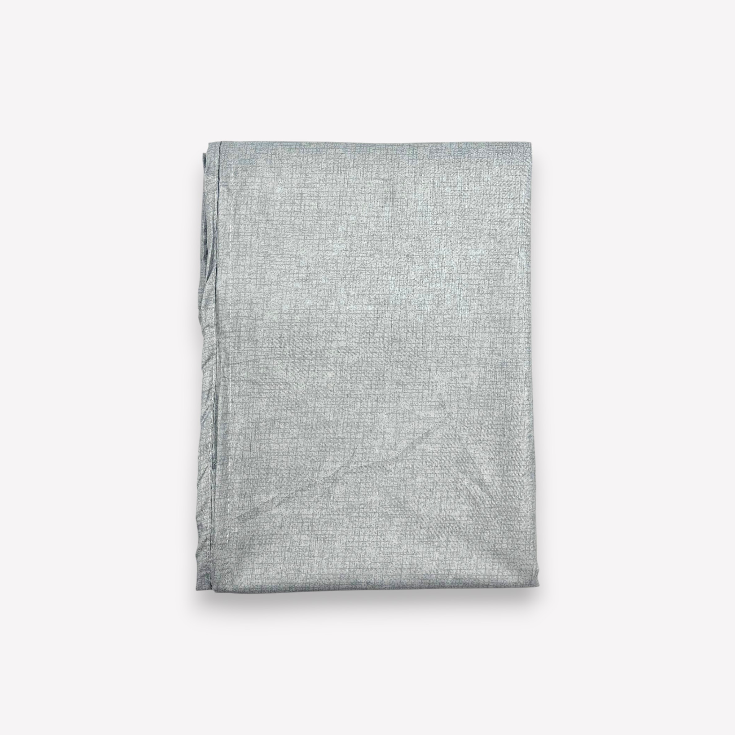1020 -1 Palags bez gumijas 180×230 cm - 100% kokvilna satīns (Gaiši pelēks ar līnijām) - Image 1