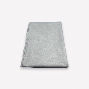 Palags bez gumijas 180×230 cm - 100% kokvilna satīns (Gaiši pelēks ar līnijām) - Image 2