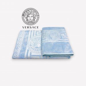 50×90 cm Vidējā izmēra Luksusa klases vannas dvielis Versece (Maigi debesszils) - Image 2