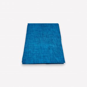 220×230 cm Palags bez gumijas Milano Zone - 100% kokvilna satīns (Zils ar svītrām) - Image 2