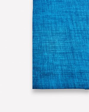 220×230 cm Palags bez gumijas Milano Zone - 100% kokvilna satīns (Zils ar svītrām) - Image 3