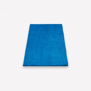 220×230 cm Palags bez gumijas Milano Zone - 100% kokvilna satīns (Spilgti gaiši zils ar strīpām) - Image 2