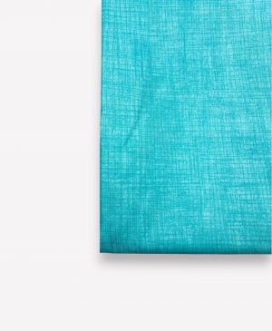 220×230 cm Palags bez gumijas Milano Zone - 100% kokvilna satīns (Koši tirkīza ar svītrām) - Image 3