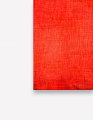 220×230 cm Palags bez gumijas Milano Zone - 100% kokvilna satīns (Spilgti oranžs ar strīpām) - Image 3