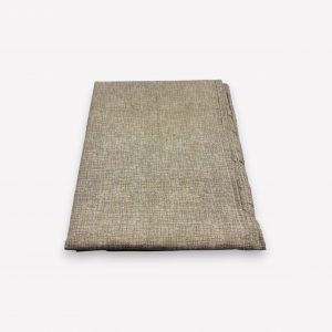 Palags bez gumijas 180×230 cm - 100% kokvilna satīns (Pelēkbešs ar svītrām) - Image 2
