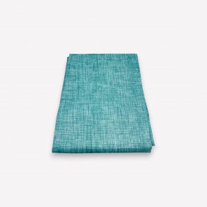 220×230 cm Palags bez gumijas Milano Zone - 100% kokvilna satīns (Tumši tirkīza ar svītrām) - Image 2