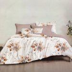 140×200 Gultas veļas komplekts Milano Zone ar palagu – 100% kokvilna satīns