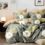 Gultas veļa 160×200 Luna Home – 100% kokvilna satīns, 3 daļas, spilvendrānas 70×80