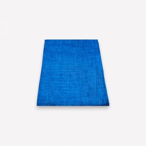 220×230 cm Palags bez gumijas Milano Zone - 100% kokvilna satīns (Elektriski zils ar strīpām) - Image 2