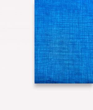 220×230 cm Palags bez gumijas Milano Zone - 100% kokvilna satīns (Elektriski zils ar strīpām) - Image 3