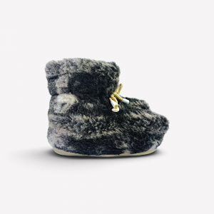 Aitas vilnas mājas čības (zābacņi) ar neslīdošu zoli Merino Home WoolBoots