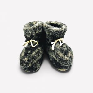 Aitas vilnas mājas čības (zābacņi) ar neslīdošu zoli Merino Home WoolBoots - Image 3