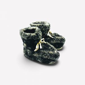 Aitas vilnas mājas čības (zābacņi) ar neslīdošu zoli Merino Home WoolBoots - Image 7