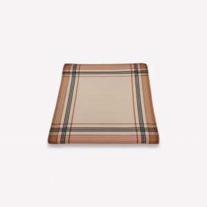 Klasiskais auduma kabatlakatiņš vīriešiem 36×36 cm (bēšs ar strīpām) - Image 2