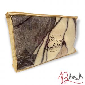 100% Merino aitas vilnas pleds no Eluna ar ziediem,  160×200 cm - Image 2