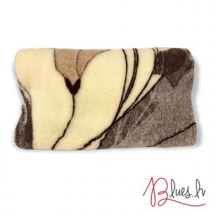 100% Merino aitas vilnas pleds no Eluna ar ziediem,  160×200 cm - Image 6