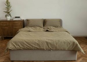 160×200 cm Vienkrāsains palags bez gumijas Milano Comfort Satin - Hakki - Image 2