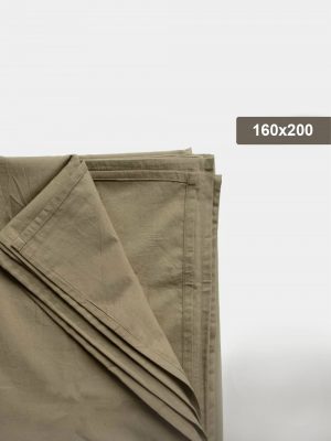 160×200 cm Vienkrāsains palags bez gumijas Milano Comfort Satin - Hakki - Image 3