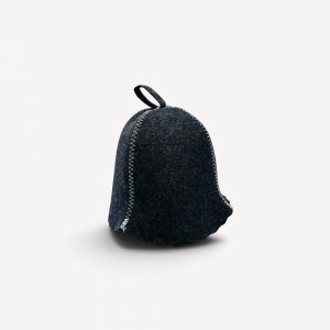 Pirts Meistars – dabīgas vilnas filca cepure (melna) - Image 2