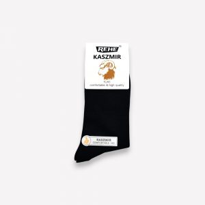 Premium kašmira zeķes vīriešiem KASZMIR (Melna naksts) - Image 2