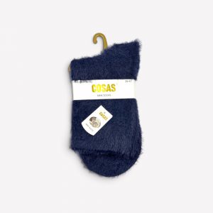 Premium zeķes ar ūdeles vilnu Cosas Mink (Tumši zils) - Image 2