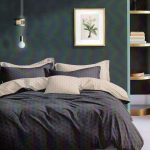 160×200 Gultas veļas komplekts Luna Home ar palagu, 100% kokvilna satīns