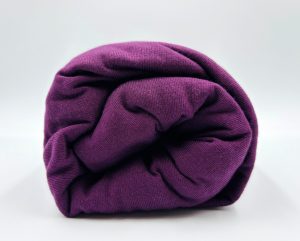 100×200 Palags ar gumiju Jersey - 100% kokvilna (Violets)
