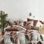160×200 Gultas veļas komplekts Luna Home ar palagu, 100% kokvilna satīns