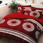 160×200 Gultas veļas komplekts Luna Home ar palagu, 100% kokvilna satīns