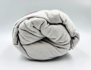 200×220 Palags ar gumiju Jersey - 100% kokvilna (Gaiši sudrabaini pelēks)