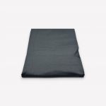 220×230 cm Vienkrāsains palags bez gumijas Comfort Satin - Tumši pelēkais
