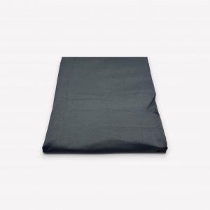 220×230 cm Vienkrāsains palags bez gumijas Comfort Satin - Tumši pelēkais